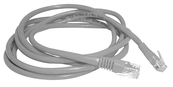 Patch Cord of 4 Pairs UTP Cable Cat. 6 and 2 RJ45 Male Plugs (5m length)