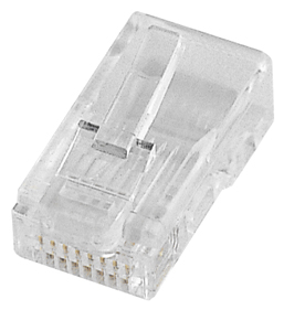 Telephone Plug - 8 Positions with 8 Contacts (unshilded)