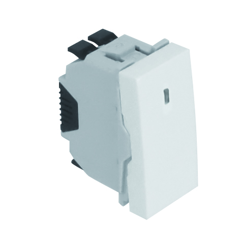Single Pole Switch with Pilot Lamp - 1 Module