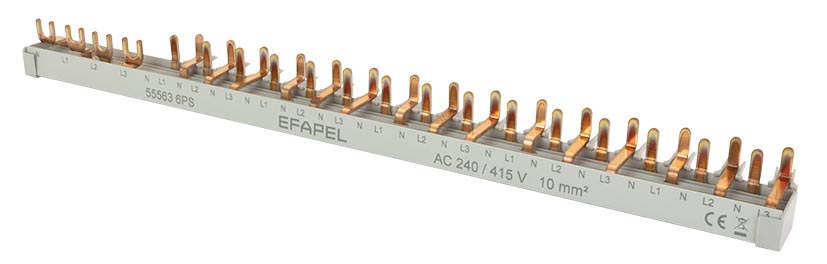 Peigne d’Alimentation en “U” / Plat 19 Modules 3P + N