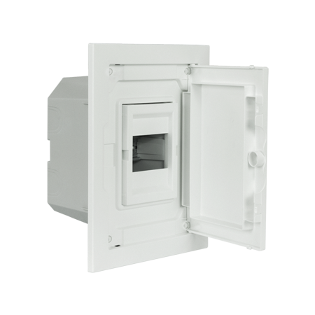 Quadro de Distribuição de Embeber de Baixo Perfil Completo - 4 Módulos (1x4)